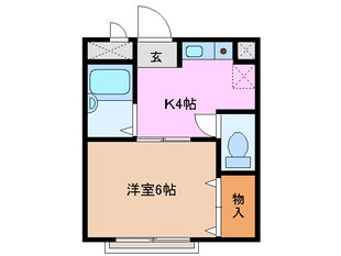 日永駅 徒歩8分 1階の物件間取画像